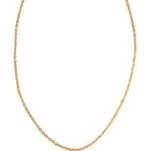 Collier Chaîne Plaqué Or Maille Forçat 1.6mm 45cm