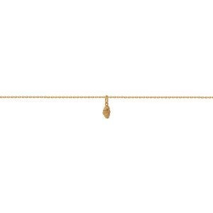 Collier Plaqué Or Pépite 8*13mm 40  à 45cm