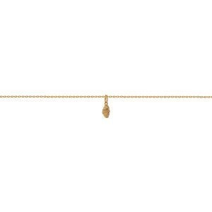Collier Plaqué Or Pépite 8*13mm 40  à 45cm