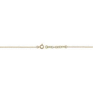 Collier Plaqué Or Pépite 8*13mm 40  à 45cm