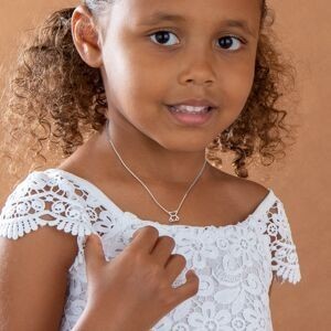 Collier Argent 925 Ourson 9*10mm 35  à 38cm