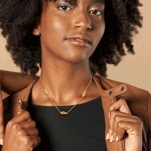 Collier Plaqué Or Nœuds Forçat Antillais 6mm 44cm