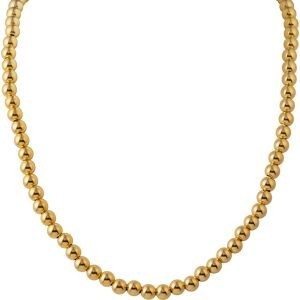 Collier Or 750 Boules 5mm 45cm