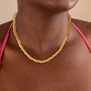 Collier Or 750 Boules 5mm 45cm