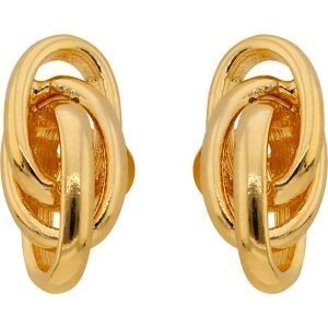 Boucles D'oreilles Plaqué Or Nœud Forçat Antillais 7*15mm