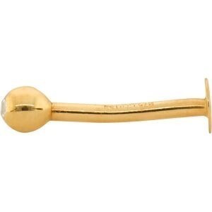 Piercing Labret Or 375 3.2mm Boule 3mm Tige 1.1mm