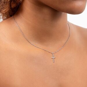Croix Argent 925 13*30mm Avec Bélière
