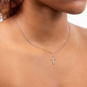 Croix Christ Argent 925 12*29mm Avec Bélière