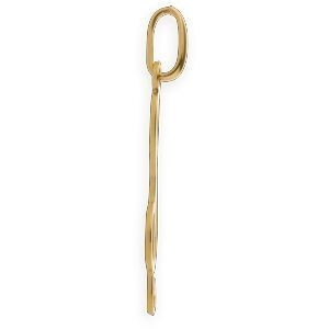Pendentif Or 750 Clé de Sol 5*2.3mm Avec Bélière