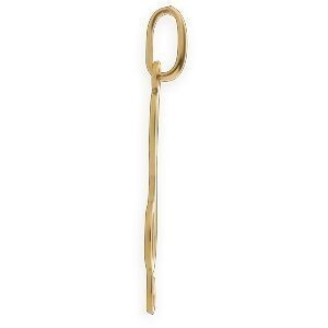 Pendentif Or 750 Clé de Sol 5*2.3mm Avec Bélière