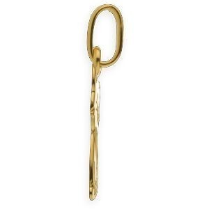 Pendentif Or 750 Chaton 7*18mm Avec Bélière