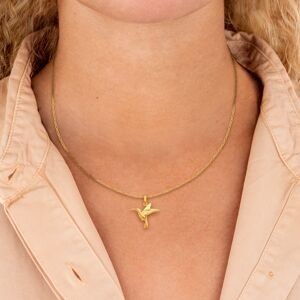 Pendentif Or 750 Colibri 18*20mm Avec Bélière
