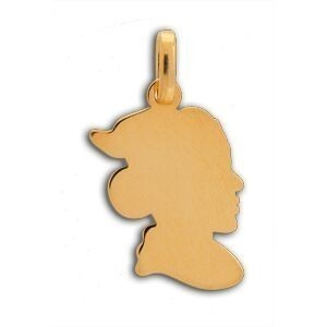 Pendentif Or 750 Cayennaise 10.5*20mm Avec Bélière