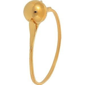 Bague Or 375 Boule 6mm Corps 1mm Taille 60