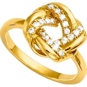 Bague Plaqué Or Motif Entrelacé 12mm Zirconium Corps 2mm Taille 60