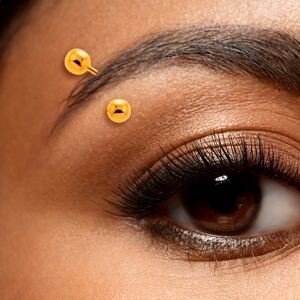 Piercing Labret Or 750 11.5mm Boule 3mm Tige 8mm 1.2mm