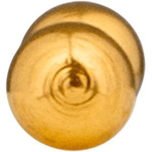 Piercing Téton Or 375 Droit 14.8mm Boules 2.8mm Tige 10mm 1.3mm