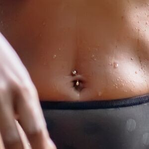 Piercing Industriel Or 375 46.4mm Boules 5mm Tige 36mm 1.2mm