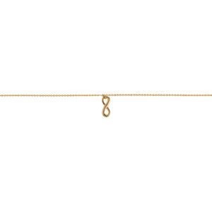 Chaîne Taille Plaqué Or 80  à 95cm Infini 6*15mm