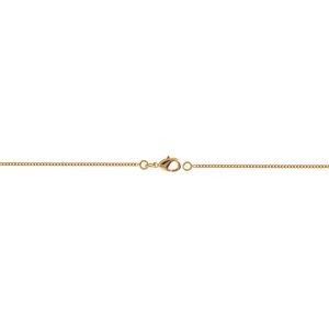 Chaîne Taille Plaqué Or 80  à 95cm Cœur 15*12mm