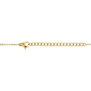 Collier Acier Bicolore Carte Guadeloupe Pailleté Argenté 27.5*20mm 40  à 45cm
