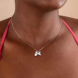 Collier Acier Carte Guadeloupe 28*20mm Chaîne 1.5mm 42  à 45cm