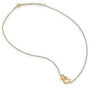 Collier Plaqué Or Chaîne 1.3mm Cœur 10 Et 12mm Gravé I Love Guadeloupe 38 A 42cm