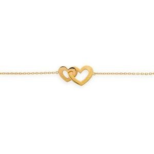 Collier Plaqué Or Chaîne 1.3mm Cœur 10 Et 12mm Gravé I Love Guadeloupe 38 A 42cm