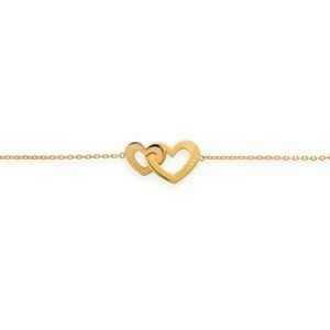 Collier Plaqué Or Chaîne 1.3mm Cœur 10 Et 12mm Gravé I Love Guadeloupe 38 A 42cm