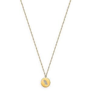 Collier Acier Jaune Médaille Carte Martinique 20mm Cristal 45  à 50cm