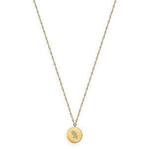 Collier Acier Jaune Médaille Carte Martinique 20mm Cristal 45  à 50cm