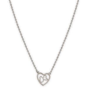 Collier Argent 925 Cœur Guadeloupe 10mm 42  à 45cm