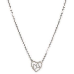 Collier Argent 925 Cœur Guadeloupe 10mm 42  à 45cm