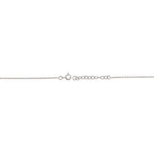 Collier Argent 925 Cœur Guadeloupe 10mm 42  à 45cm