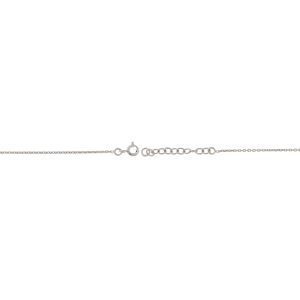 Collier Argent 925 Cœur Guadeloupe 10mm 42  à 45cm