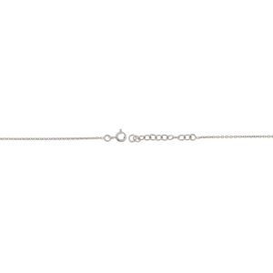 Collier 42  à 45cm Argent 925 Cœur Martinique 10mm