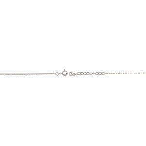 Collier 42  à 45cm Argent 925 Cœur Martinique 10mm