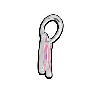 Pendentif Argent 925 Email Carte Guadeloupe Cœur 12*13mm Avec Bélière