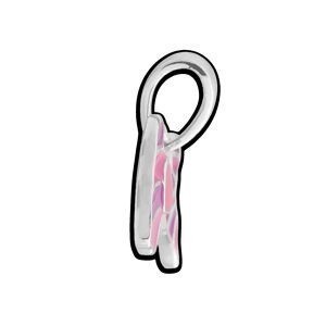 Pendentif Argent 925 Email Carte Guadeloupe Cœur 12*13mm Avec Bélière