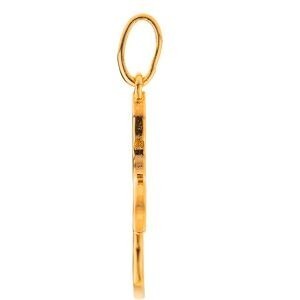 Pendentif Plaqué Or Carte Guadeloupe 24*33mm Avec Bélière