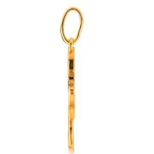 Pendentif Plaqué Or Carte Guadeloupe 24*33mm Avec Bélière