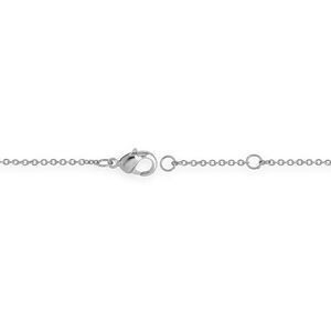 Chaîne Cheville Argent 925 23  à 25cm Carte Guadeloupe 10*7.5mm