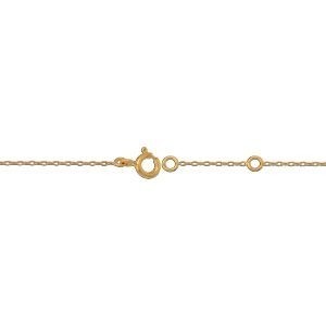 Bracelet Or 375 17  à 19cm Cœur Carte Guadeloupe Email Pailleté 11*12mm