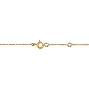 Bracelet Or 375 17  à 19cm Cœur Carte Guadeloupe Email Pailleté 11*12mm
