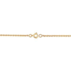Bracelet Plaqué Or Carte Guyane 11.5*13.5mm Cristal Grenat 4mm 18  à 20cm