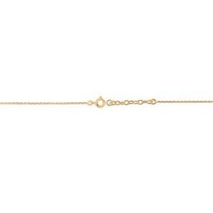 Bracelet  Plaqué Or 18  à 20cm Cœur Guadeloupe 10mm