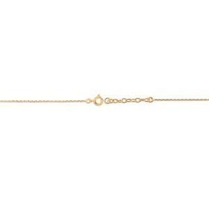 Bracelet  Plaqué Or 18  à 20cm Cœur Guadeloupe 10mm