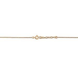 Bracelet Plaqué Or 18  à 20cm Cœur Guyane 10mm