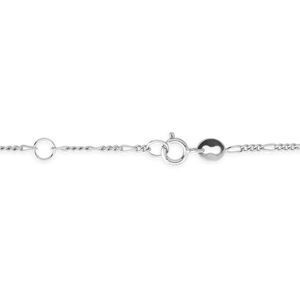 Bracelet Identité Argent 925 Email Carte Martinique Colibri 10*7mm 14  à 16cm