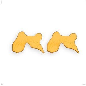 Boucles D'oreilles Or 750 Carte Guadeloupe 9*6mm